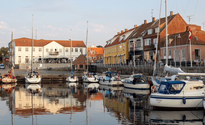 Allinge på Bornholm, hvor Folkemøde 2023 afholdes.